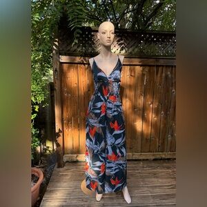 Birds of Paradise Jungle Flower Jumpsuit